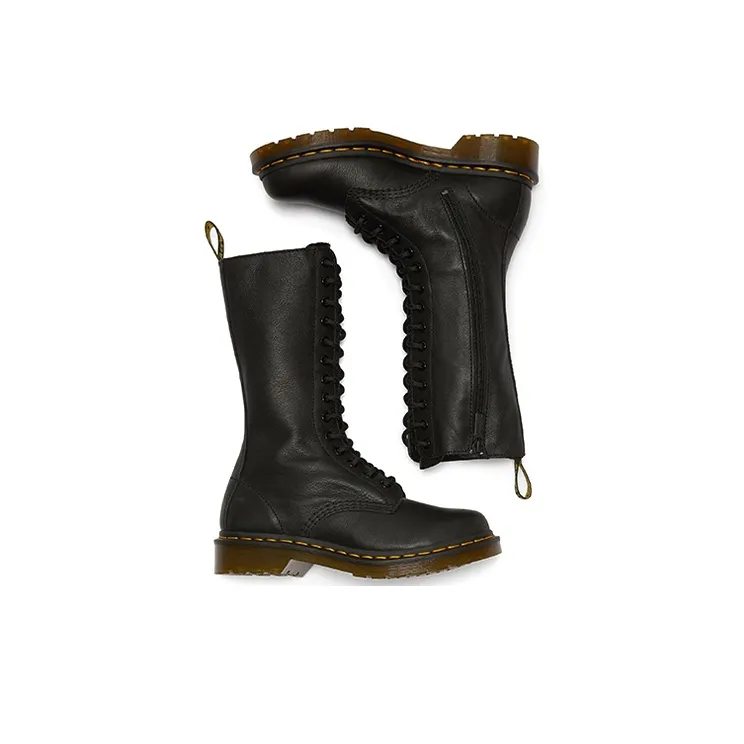 Dr.Martens 1B99 Leather Mid Calf Boot 'Black Virginia' Women's-3