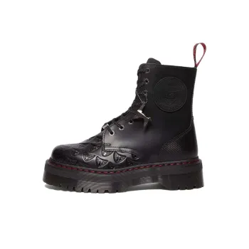 WARNER BROS. x Dr.Martens Jadonseries WB100 Short Martin Boot 5cm Unisex Black Red