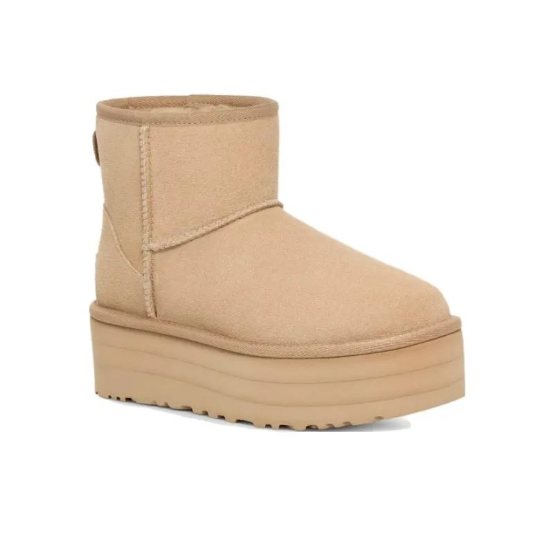 UGG Classic Mini Platform Boot Mustard Seed Women's-2