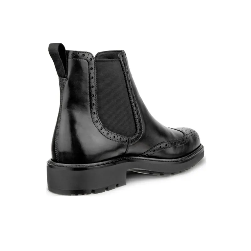 Ecco Short Chelsea Boots Men's Black-2
