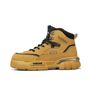 Tonlion Short Martin Boot Men's Earth Yellow