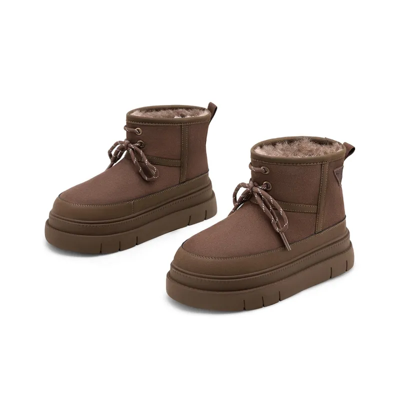 C°BANNER Warm Wear Resistant Cushioning For Height Increase Coverage 10.5cm Snow Boots Women's-16
