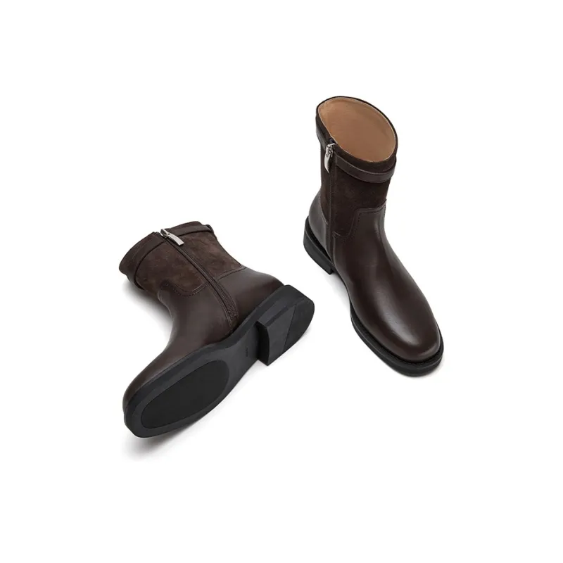 Marie Claire Ankle Boots 3cm Women's Brown-3
