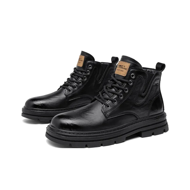 G.N.SHIJIA Ankle Boots 5cm Men's-2
