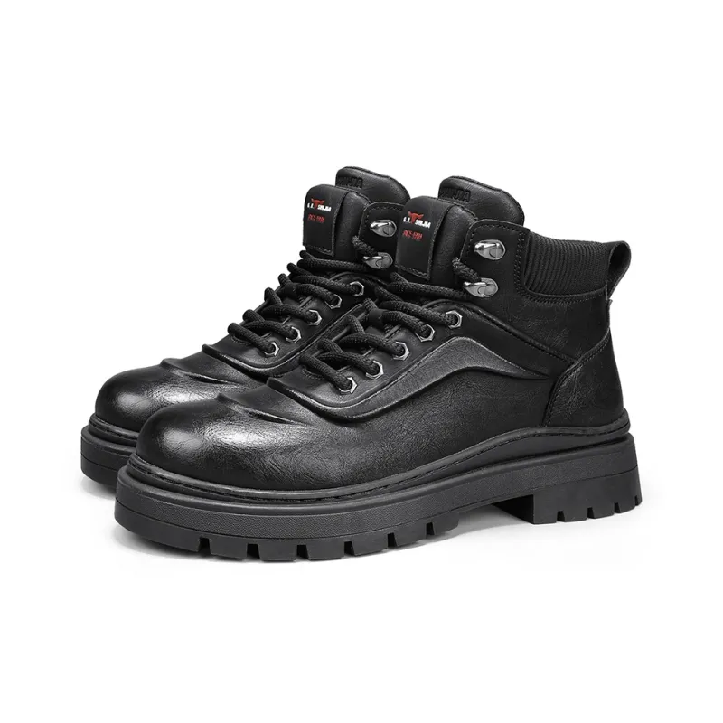 G.N.SHIJIA Short Martin Boot 5CM Men's-3