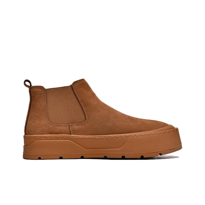 Crocodile Short Chelsea Boots Men's-1