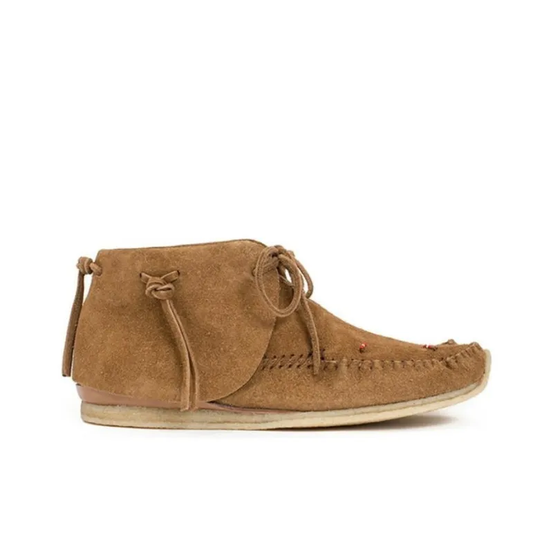 Visvim FBT LHAMO-FOLK Ankle Boots Men's Brown-1