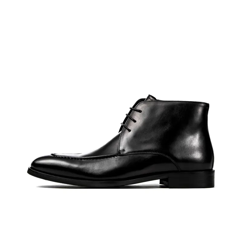 ASTON M.JAZZ Ankle Boots Men Black/Brown-5