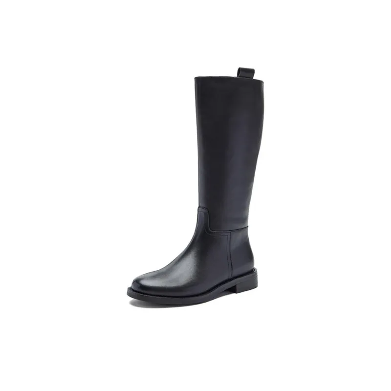 NINE WEST Knee-high Boots 3cm Women's Black-1