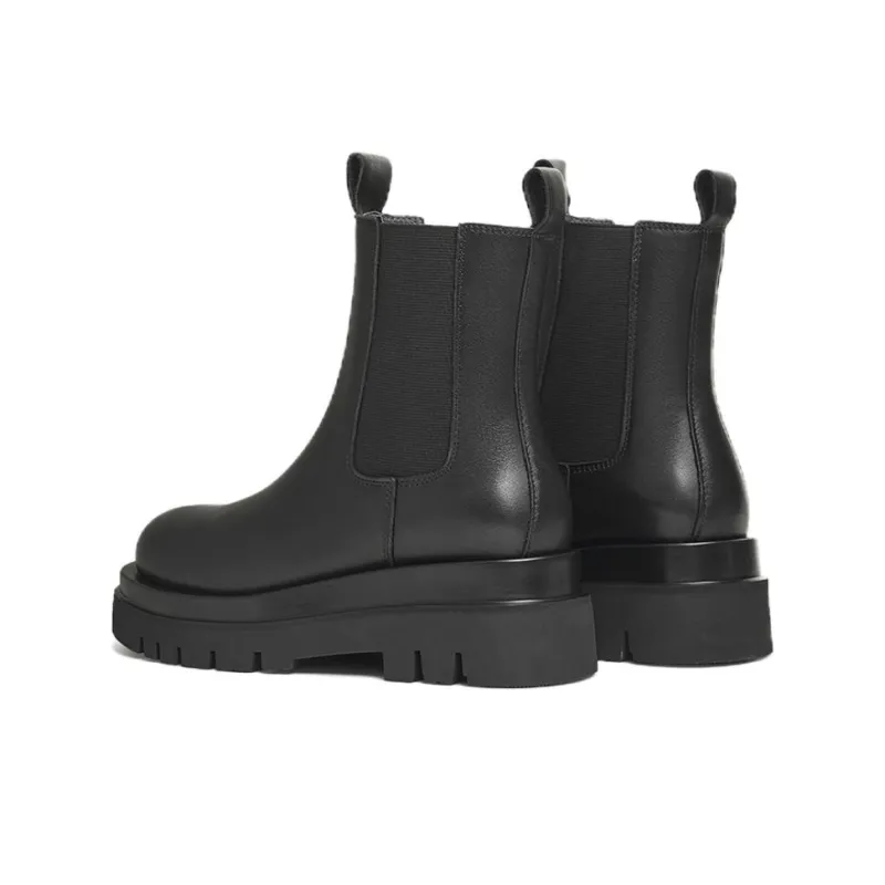 TATA Chelsea Boots Women's Solid Color-2