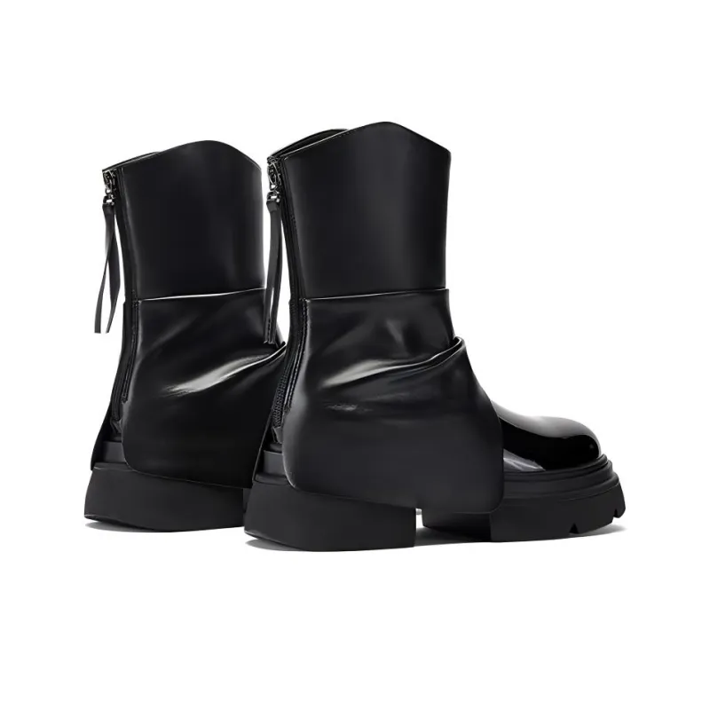DAPHNE Ankle Boots Women's Ecru/Black-10