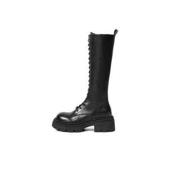 PT'SON Knee high Boots Women's Black