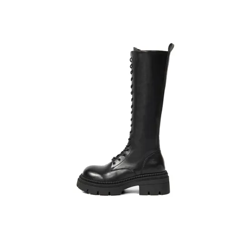 PT'SON Knee high Boots Women's Black