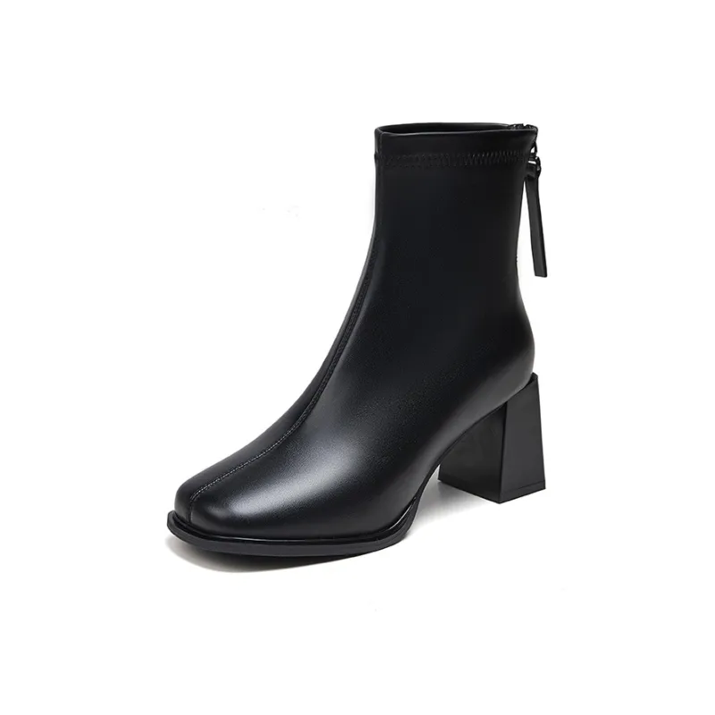 ACESC Ankle Boots Women's Black/Beige/Apricot/Brown-25