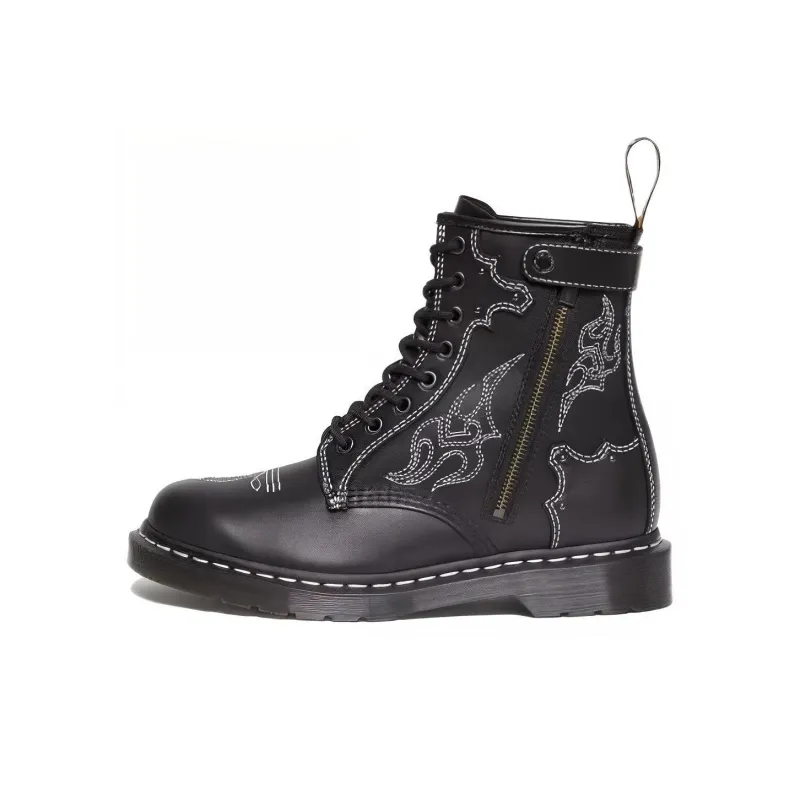 Dr.Martens 1460 GOTHIC AMERICANA LEATHER LACE UP BOOTS Short Martin Boot Unisex Black-0
