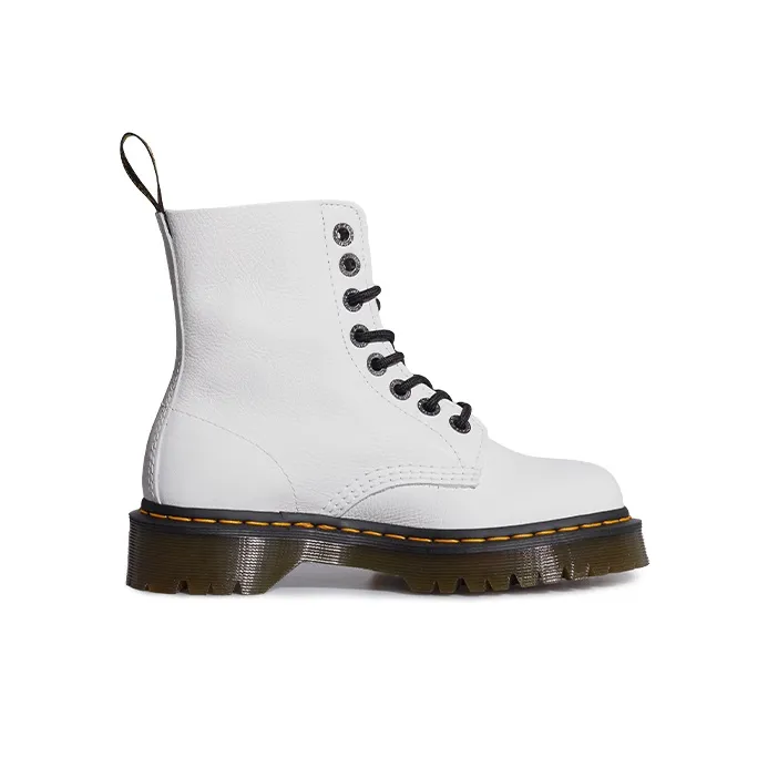 Dr.Martens 1460 Pascal Bex Pisa Leather Lace Up Boots 'White' Women's-1