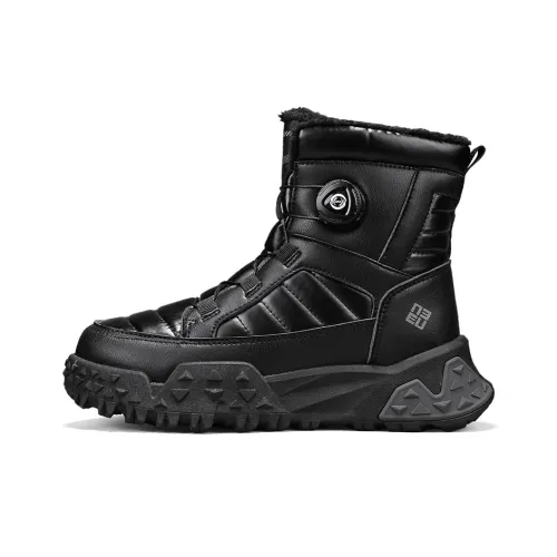 GNVA Warm Short Mid Calf Snow Boots Men's