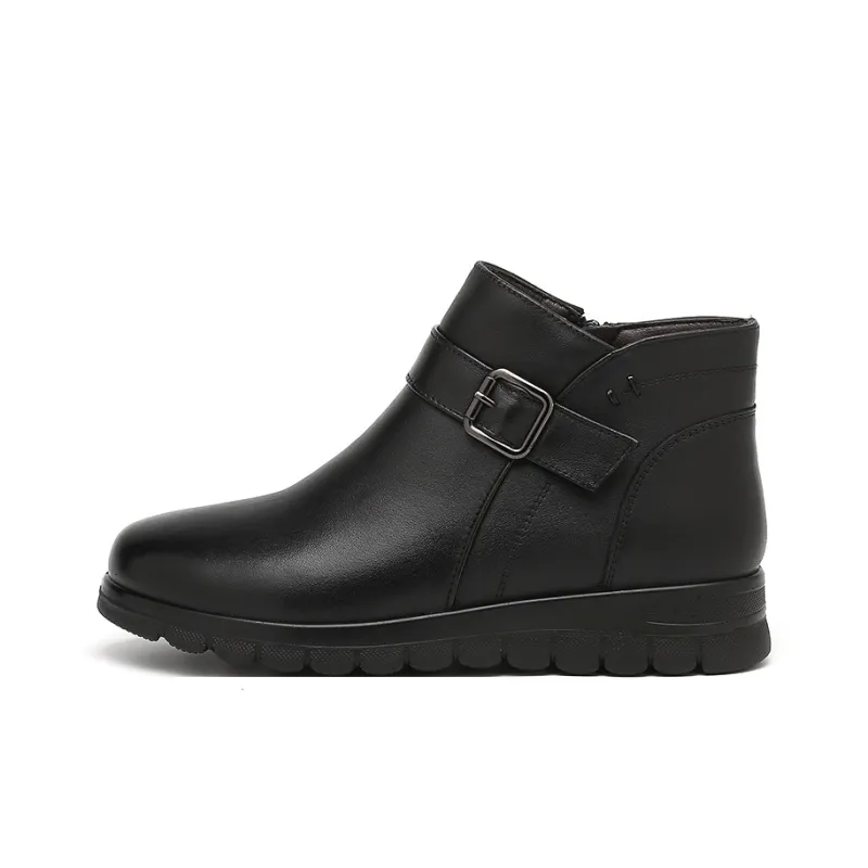 Rich Birds Ankle Boots 3.5CM Women's Black-0