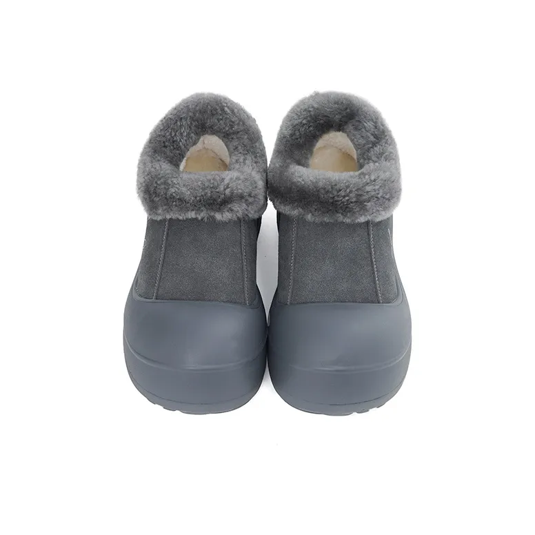 KILLWINNER Warm And Wear Resistant Ankle Length Snow Boots Women's Gray-3