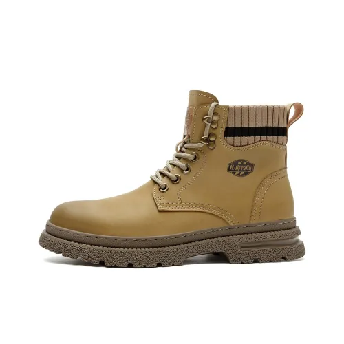 HLA Short Outdoor Boots 4.5cm Men's