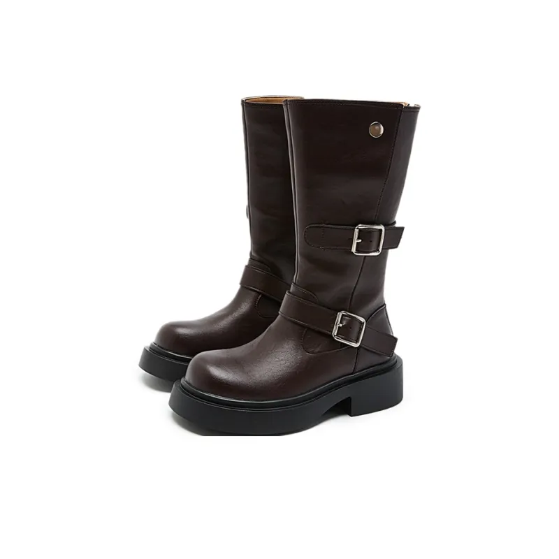 WESTLINK Ankle Boots Women's Coffee-13