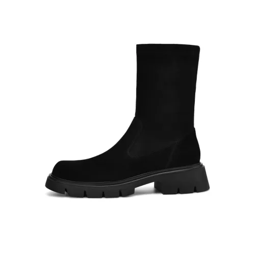 BOERDIQI Ankle Boots 4cm Women's Black