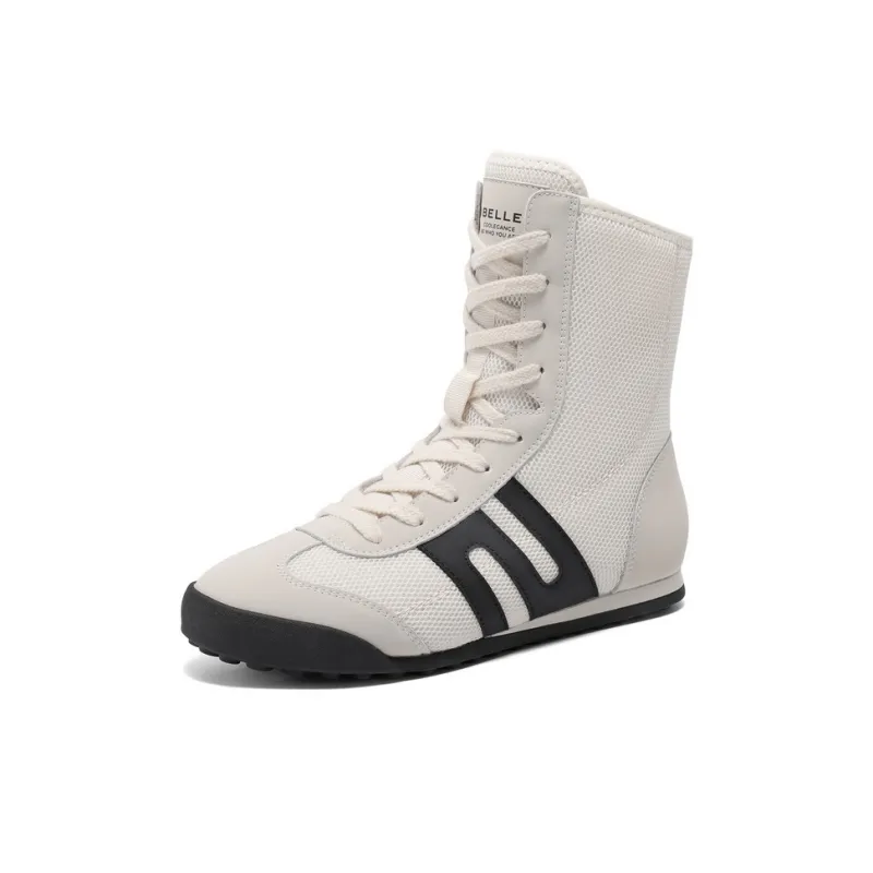 BELLE Ankle Boots Women's Black/Ecru-6
