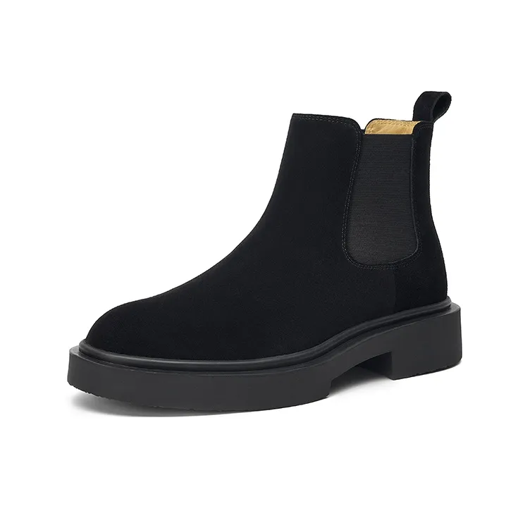 Beau Today Short Chelsea Boots 4.5cm Men's Classic Black-1