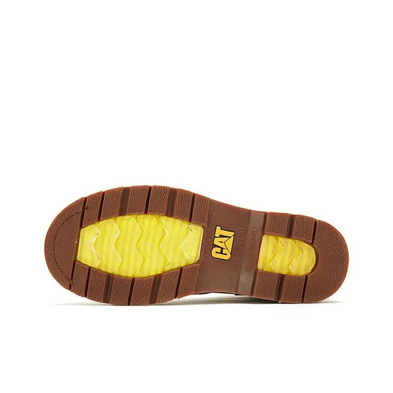 CAT Outdoor Boots Men Brown Yellow-4