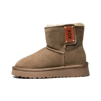AOKANG Warm Short Snow Boots Women's