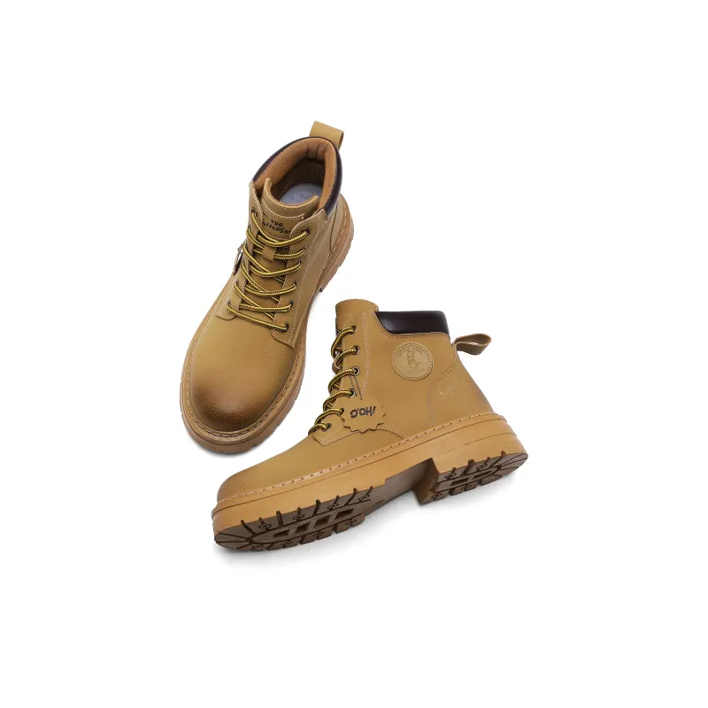 The Simpsons Martin Boots Men Black/Yellow Boots-3