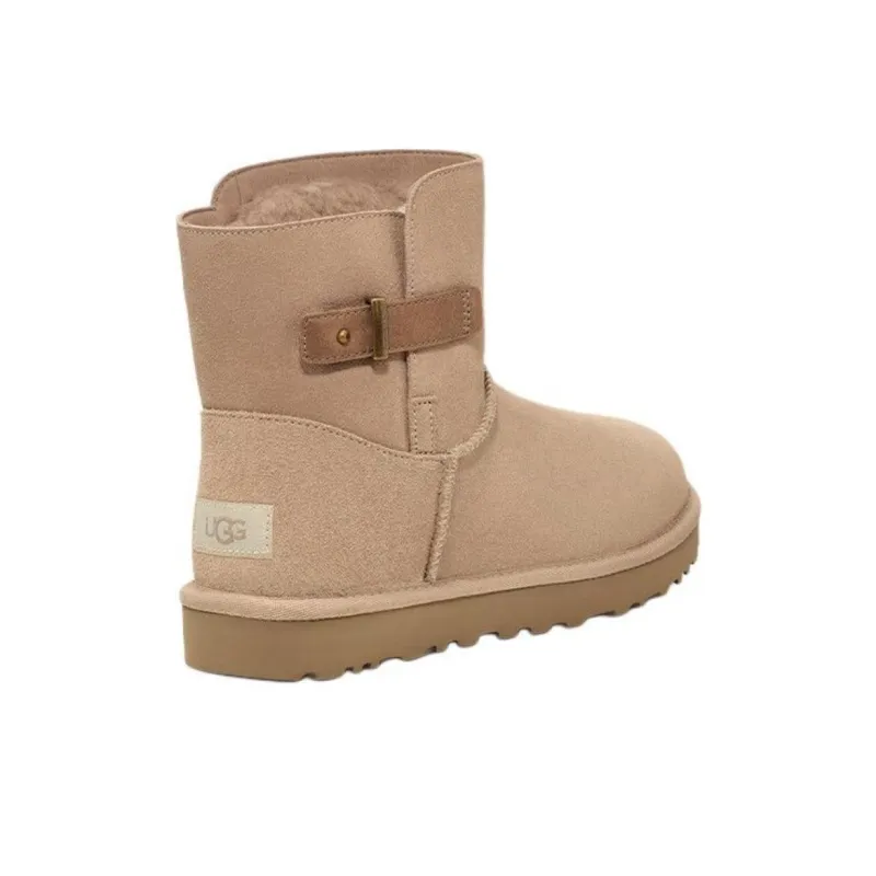UGG Short Snow Boots Unisex Sand-4