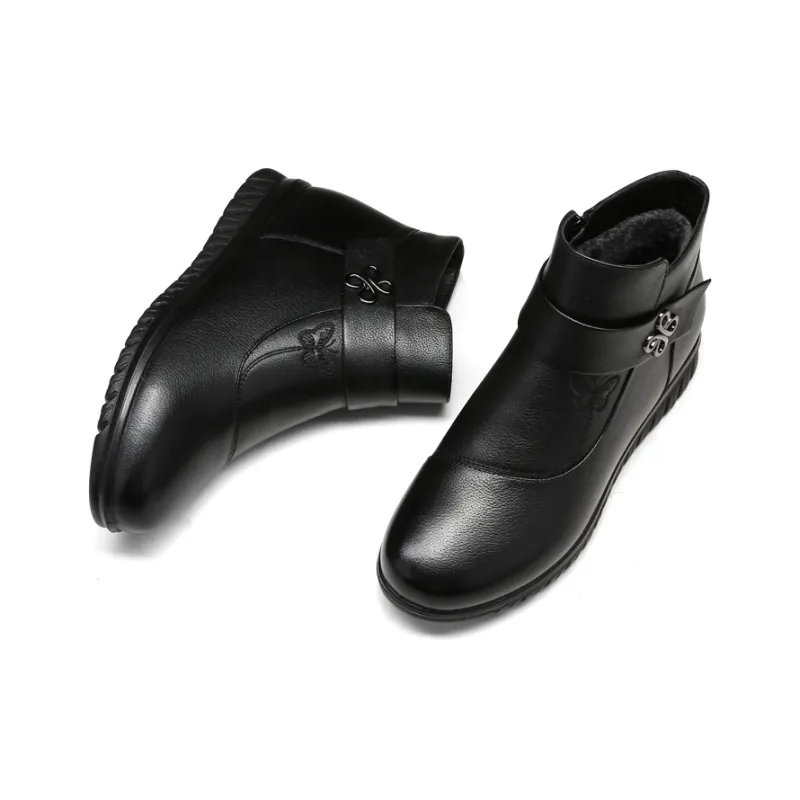Spider King Ankle Boots 3cm Women's Black-3