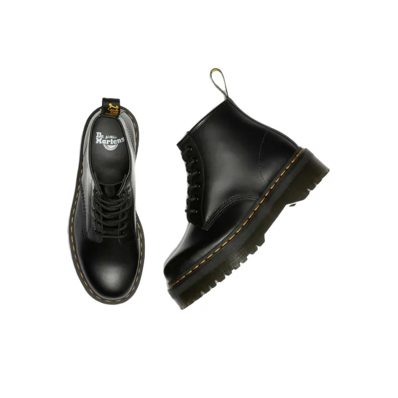 Dr. Martens 101 Quad 6 Eye Boot 'Black'-3
