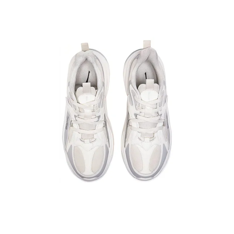 Erke Bullets Low-Top Running Shoes Men's White Gray-1