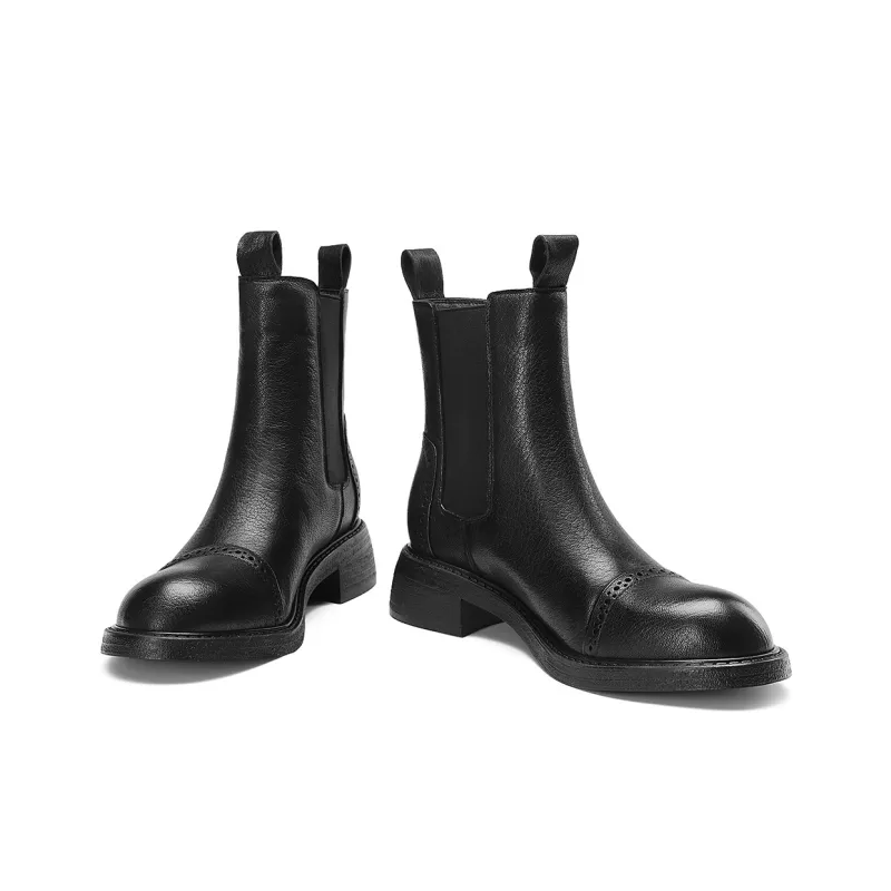 BOSSSUNWEN Short Chelsea Boots 4.5cm Women's-2
