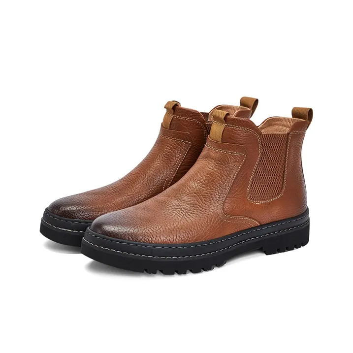 VICKI BROWN Jeans Chelsea Boots Men Black-9