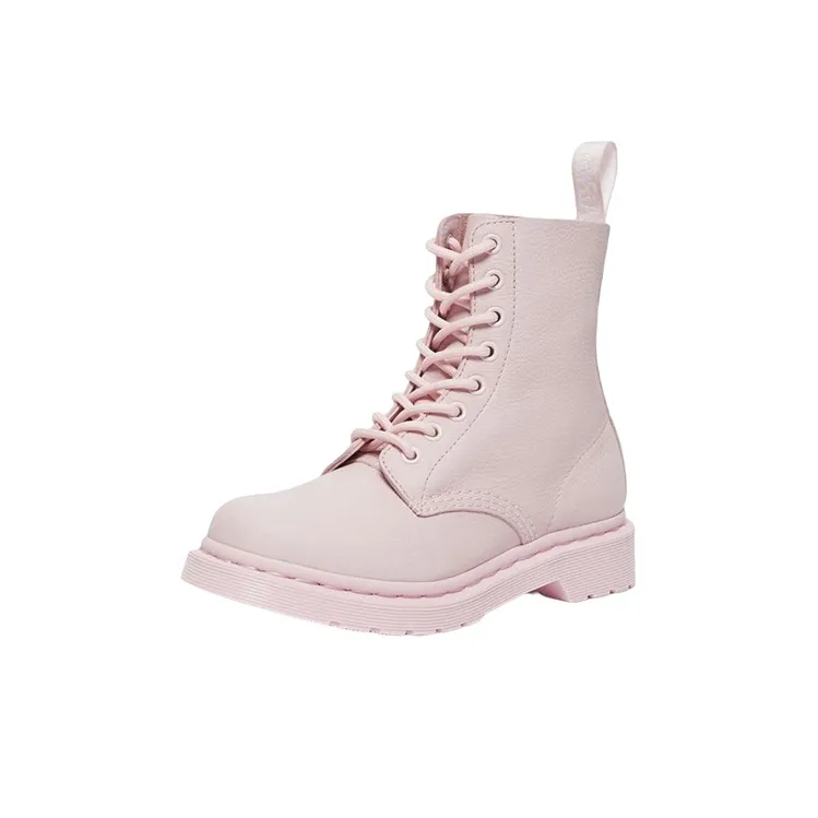 Dr.Martens 1460 Pascal Mono Lace Up Boots 'Pink' Women's-1