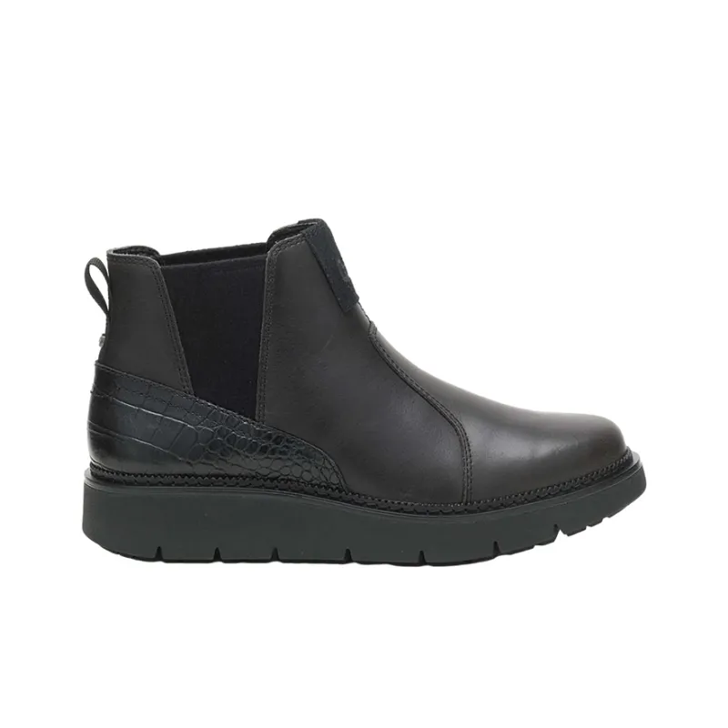 CAT Chariot Ankle-Length Chelsea Boots Women's Dark Shadow Black-1