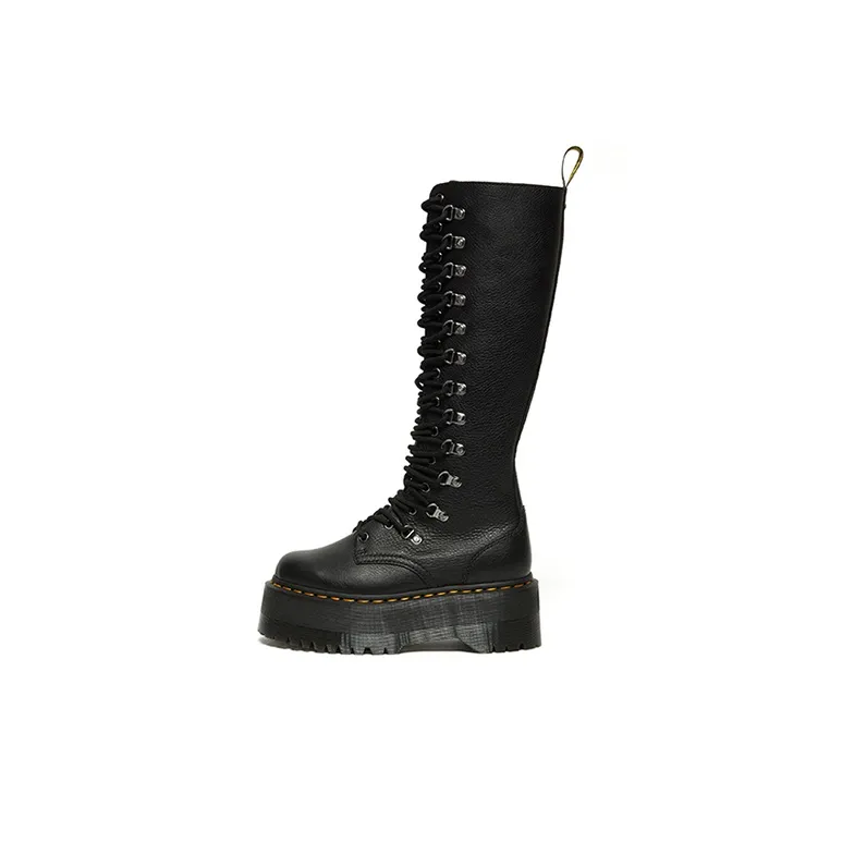 Dr.Martens 1B60 Max Hardware Leather Extra High Boots 'Black' Women's-0