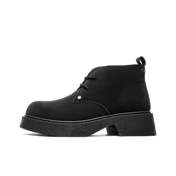 JKEM Ankle Boots Men Black/Khaki