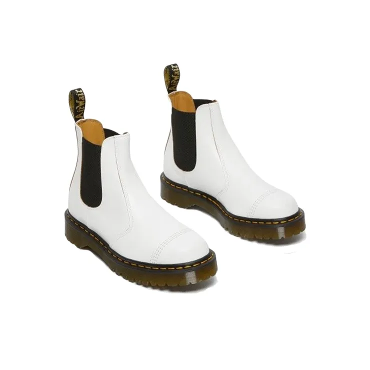 Dr.Martens Short Chelsea Boots Unisex White-2