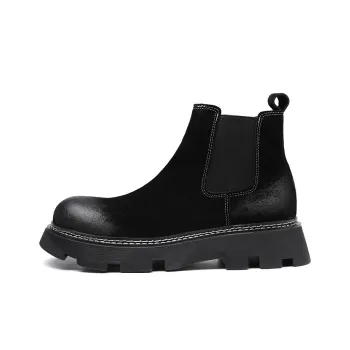 YEDANI Crew Chelsea Boots Men's Black