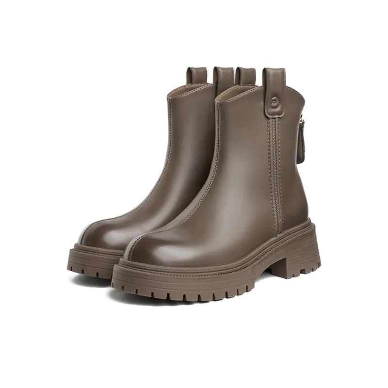 JOSINY Ankle Boots Women's Black/Khaki/Light Brown-8