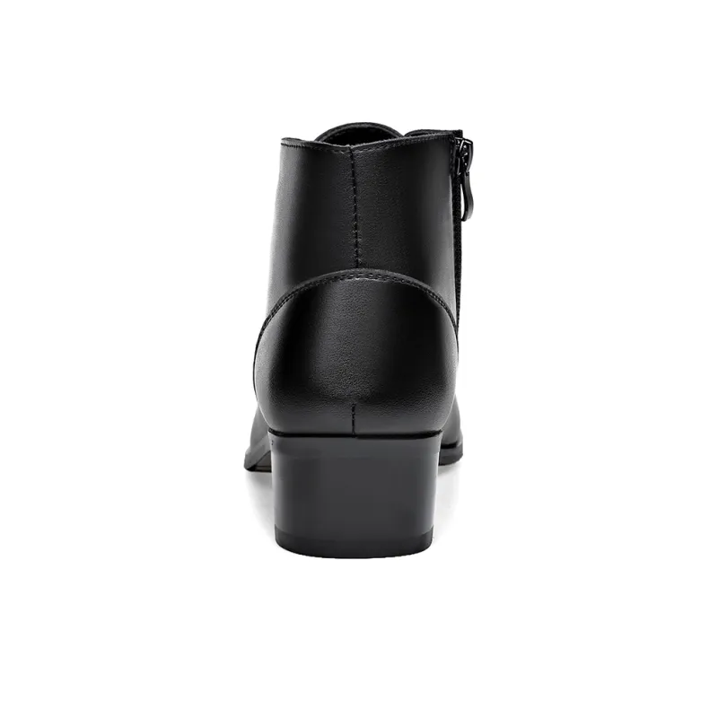 Romon Ankle Boots 5cm Men's Black-3