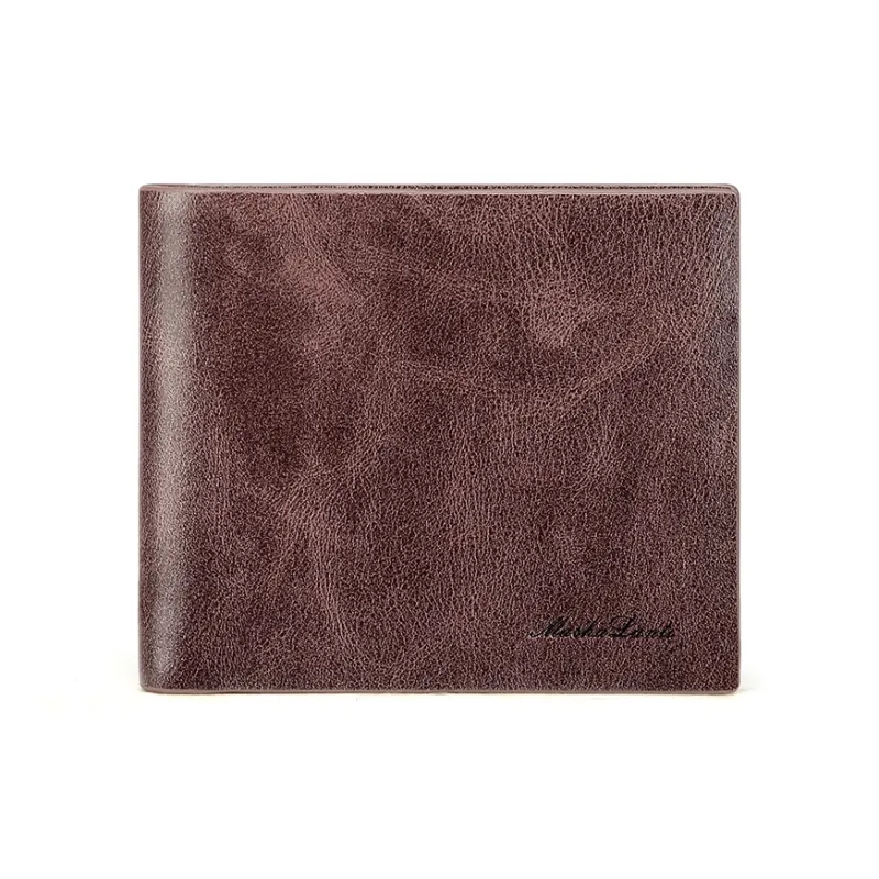 MashaLanti Synthetic Leather Coin Purses Wallets Men's Smoke Gray-8