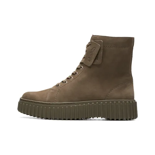 Clarks Street Collection Short Martin Boot Women's Green