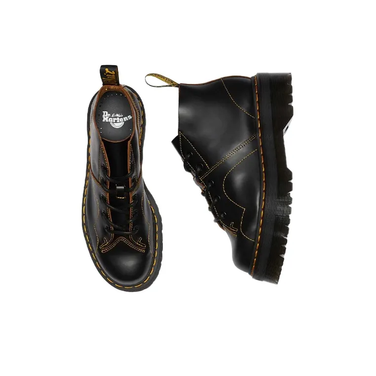 Dr. Martens Church Platform Monkey Boot Black-2