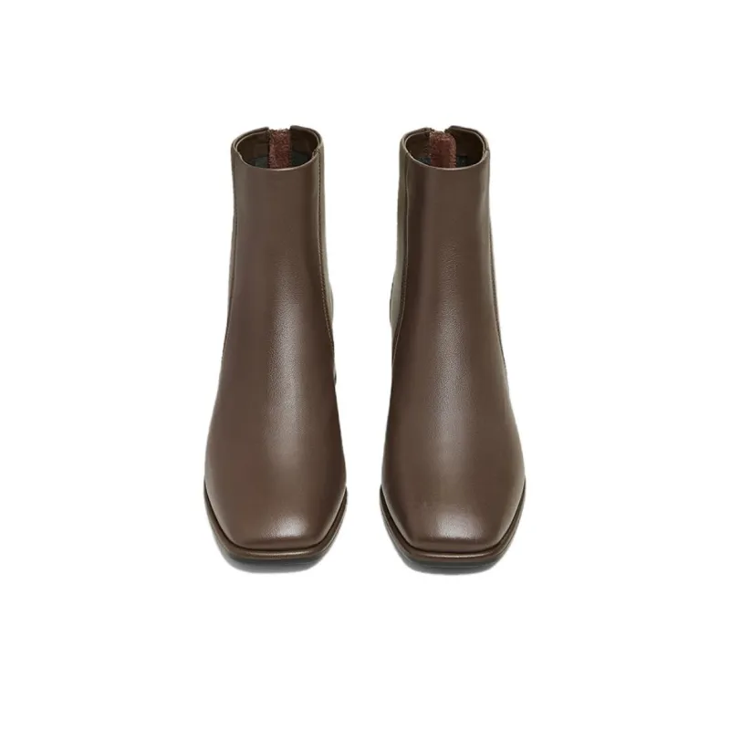 TATA Ankle Boots Women's Coffee, Gray-3