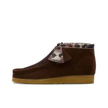 Clarks Wallabee Ankle Boots Men's Brown